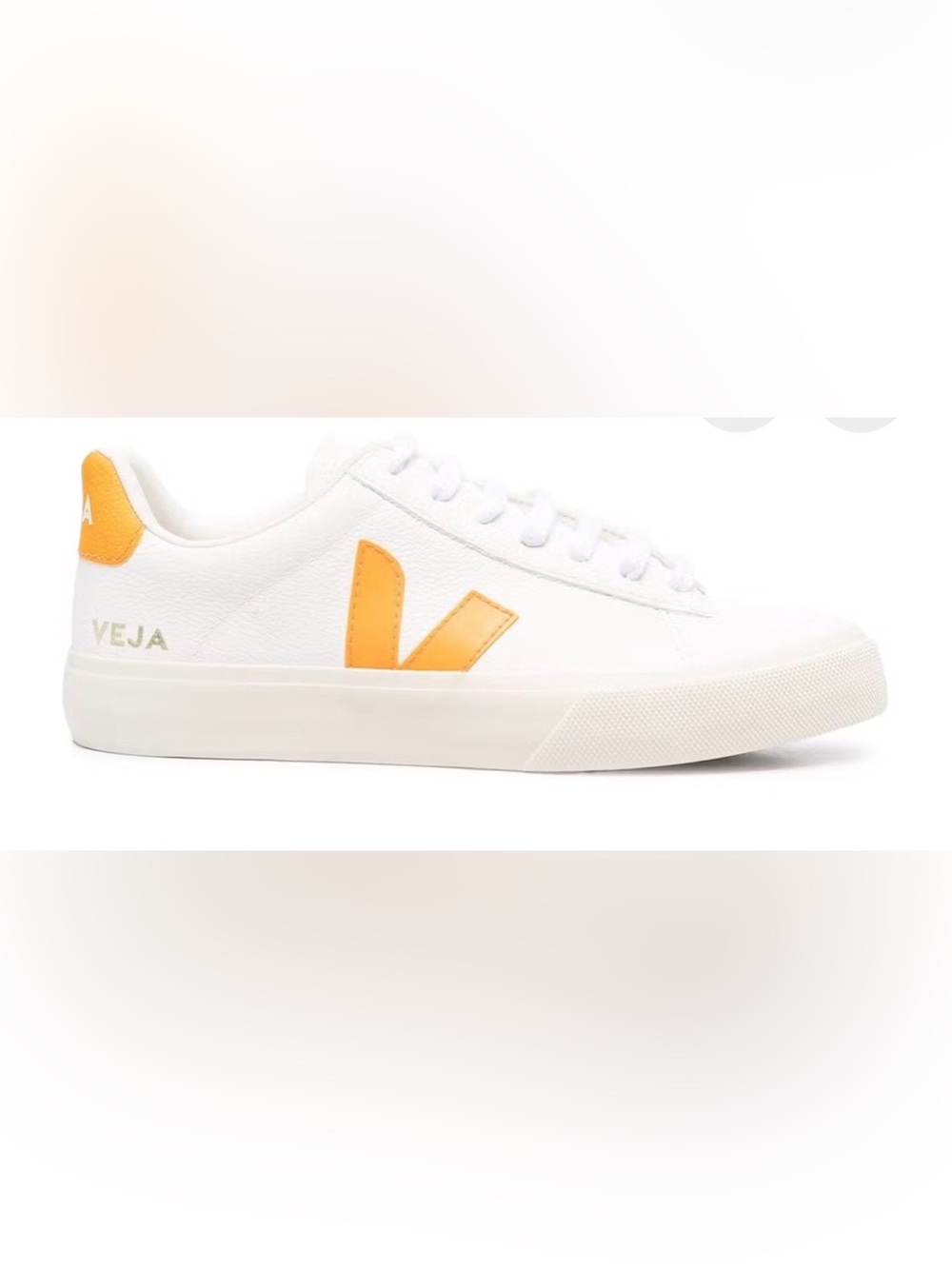 Veja Campo Low Chromefree White Yellow Sneakers